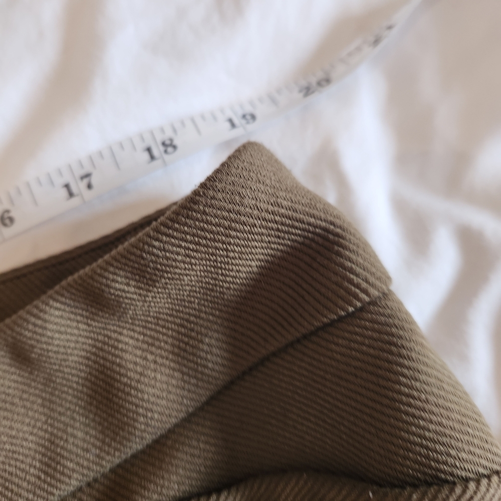 Cato Olive Green Wide Leg Flare Slit Trouser Pants Size 22 Plus Size Workwear - Picture 8 of 9